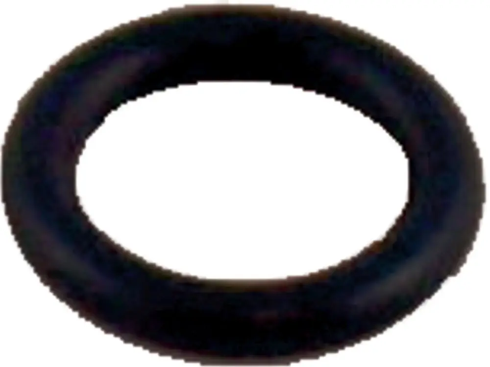 Runder schwarzer O-Ring auf hellem Hintergrund, geeignet für Dichtungsanwendungen. Produkt von Wolf.